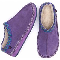 Moshulu 'Mini Alaska' Turkish Mule Slippers in Purple | Size: Infant 11