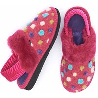 Moshulu 'Mini Malia' Spotty Mule Slippers in Pink | Size: Infant 11