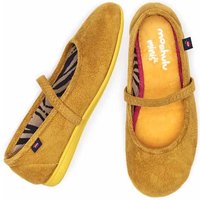 Moshulu 'Mini Banoffee' Colourful Ballet Slippers in Yellow | Size: Infant 10
