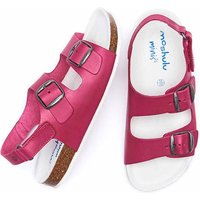 Moshulu 'Mini Palme' Cork Footbed Sandals in Fuchsia | Size: Infant 11