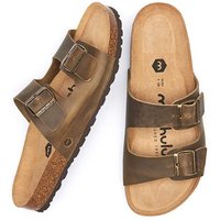 Munich Waxy Slip On Mule Cork Sandals