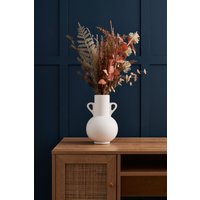 BHS Jug Ceramic Vase in White