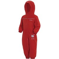 Regatta 'Puddle IV' Waterproof Puddle Suit in Light Red | Size: 6-12 m