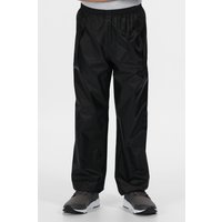 Regatta Kids Stormbreak Overtrousers in Jet Black | Size: 7-8 Years