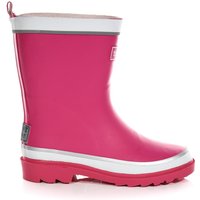 Regatta 'Foxfire' Reflective Wellies in Bright Pink | Size: Infant 13