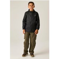 Regatta 'Pack It' Waterproof Packable Shell Jacket in Black | Size: 7-8 Years