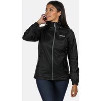 Regatta Women's Corinne IV Waterproof Packaway Jacket in Jet Black | Size: 20