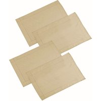 Set 4 Polyester Placemats Dining Table Mats Light