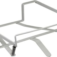 Aidapt Mobile Commode Pan Rack in White