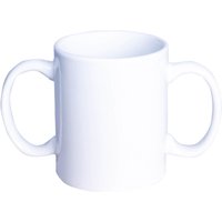 Aidapt Two Handled Mug in White