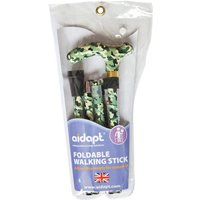 Aidapt Folding Walking Stick Camo in Brown