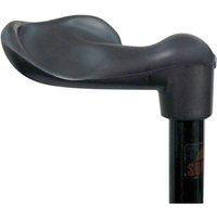 Aidapt Palm Grip Ergonomic Handled Walking Stick Right in Black