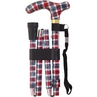 Aidapt Folding Walking Stick Knit in Natural