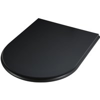 Adam Fires & Fireplaces Adam Double Sided Curved Stove Hearth in Black