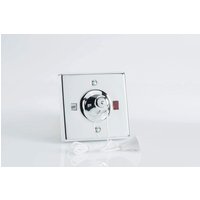 Varilight Pull Cord Switch 45 Amp 45A Pull Switch with Neon Chrome Effect in Grey