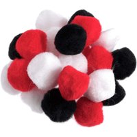 & POM POMS 1in PK100 Pom Poms 2.5cm Assorted Pack 100 Trimits