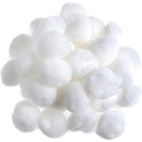 & POM POMS 1IN PK100 Pom Poms 2.5cm White Pack 100 Trimits