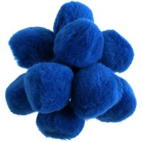 & POM POMS 1 1 2IN PK50 Pom Poms 3.5cm Royal Pack 50 Trimits