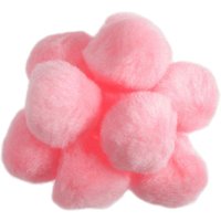 & POM POMS 1 1 2IN PK50 Pom Poms 3.5cm Pink Pack 50 Trimits