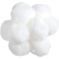 & POM POMS 2IN PK25 Pom Poms 5cm White Pack 25 Trimits