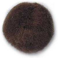 & POM POMS 2IN PK25 Pom Poms 5cm Brown Pack 25 Trimits