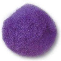 & POM POMS 2IN PK25 Pom Poms 5cm Purple Pack 25 Trimits