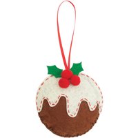 & FELT KIT XMAS PUD Felt Decoration Kit Christmas Christmas Pudding Trimits