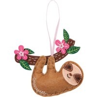 & FELT KIT SLOTH Felt Decoration Kit Sloth Trimits