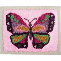 & P NEEDLE BUTTERFLY Punch Needle Kit Butterfly Trimits