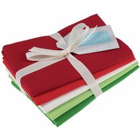 & FQ Pack BRIGHTS Fabric Fat Quarters Brights Bundle 5 Trimits