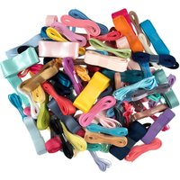 & R BNDL STANDARD PK100 Ribbon Plain Standard Widths 3m x 3mm 25mm 100 Pieces Trimits