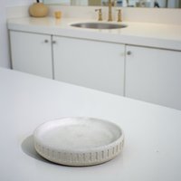 Showerdrape Alexandria Concrete Soap Dish in Beige