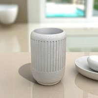Showerdrape Alexandria Concrete Tumbler in Beige