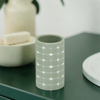 Showerdrape Mosaica Pistachio Green Tumbler in Light Green