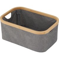 Showerdrape Cotswold Grey Bathroom Storage Basket | Size: Medium