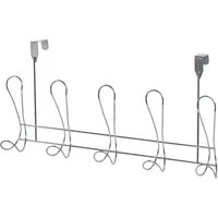 Lyrical Over Door Storage Hooks Silver