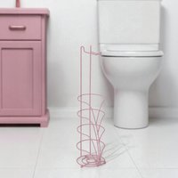 Vertu Chrome Toilet Roll Holder & Spare Combo