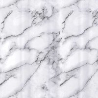 HomeSpace Direct Marble White Shower Curtain