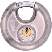 Stainless Steel Disk Type Padlock 70mm