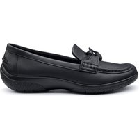 Hotter Women's Wide Fit 'Cabana' Loafers in Black | Size: 7