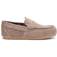 Hotter Women's 'Serene' Suede Slippers in Taupe | Size: 9