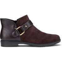 Hotter Women's 'Linton' Ankle Boots in Chocolate | Size: 7