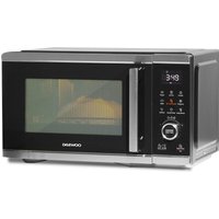 Daewoo Air Fryer Microwave 26 Litre 900W 10 Power Levels Actuate Silver Black in Metallic Silver