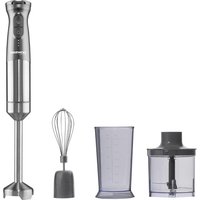 Daewoo 3-in-1 200W Cordless Pro Hand Blender Set USB Rechargeable with Whisk Chopper & Jug in Silver | Size: 700ml