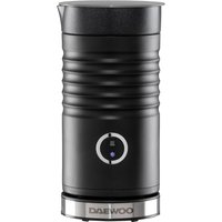 Daewoo 'Flava Collection' Electric Milk Frother Steamer Heater Jug Cold Warmer for Cappuccino Latte in Black