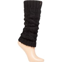 ELLE Women's 1 Pair Chunky Cable Knit Leg Warmers