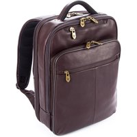 Falcon Colombian Leather 16" Laptop Backpack in Brown