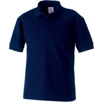 Jerzees Schoolwear Jerzees Schoolgear 65 35 Pique Polo Shirt in Navy | Size: 11-12 Years
