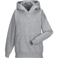 Jerzees Schoolwear Jerzees Schoolgear Hooded Sweatshirt in Grey | Size: 9-10 Years