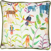 Prestigious Textiles Hide & Seek Exotic Jungle Kids Cushion in Pink | Size: 43 cm x 43 cm